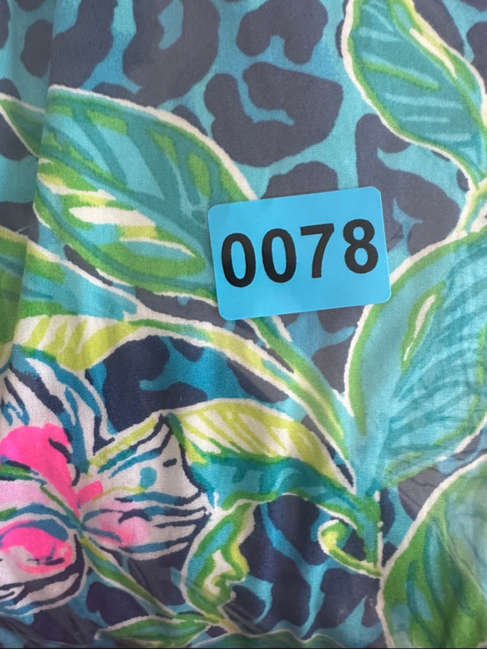 🦄Lilly Pulitzer Sz 12 Allison Dress Formentera Cheetah Turquoise Hot on the Spot - Picture 13 of 13